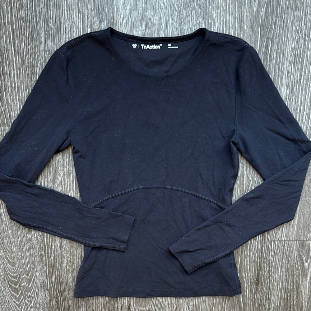 TNA Black Women's Butter Long Sleeve Top